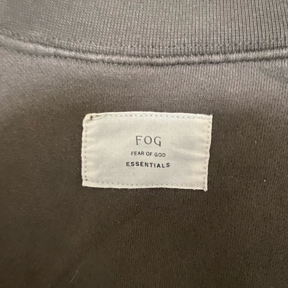 FOG essentials 2017 crewneck zipper size S - Picture 10 of 11